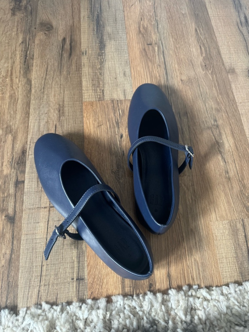 NEW Gap Navy One Strap Mary Jane Ballet Flats